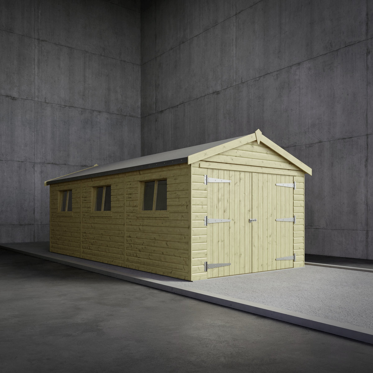 PREMIUM BRISCOTT WOODEN GARAGE