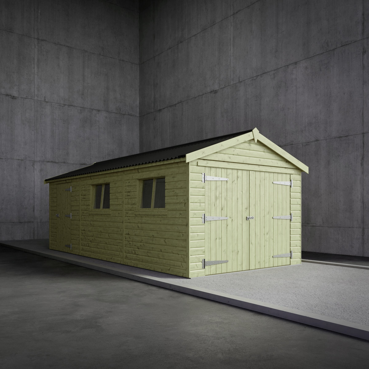 PREMIUM RYE WOODEN GARAGE
