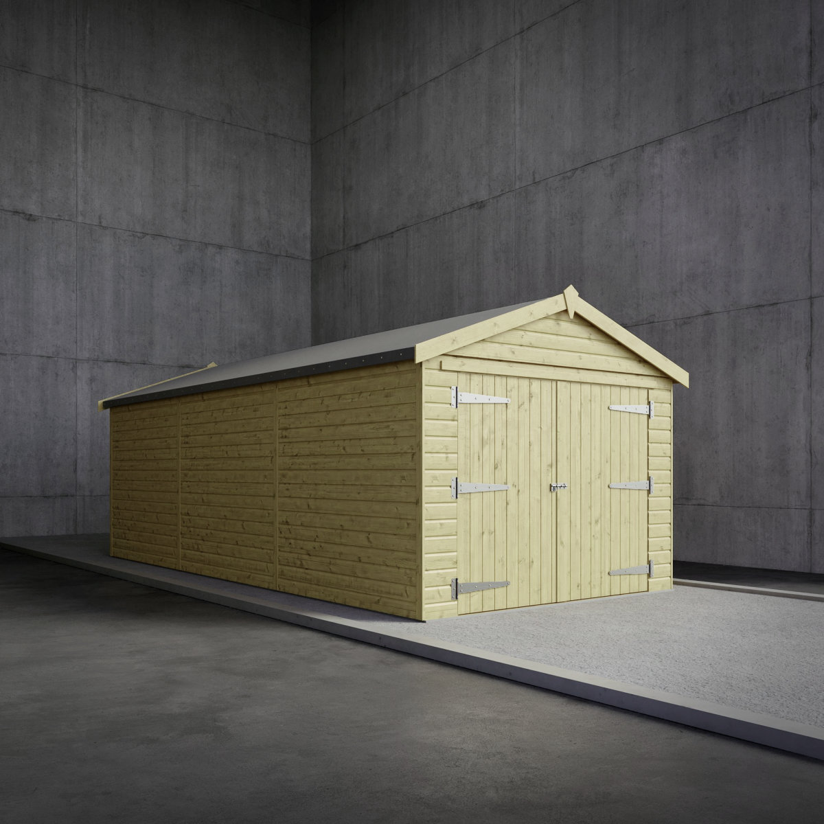 PREMIUM WINDSOR WOODEN GARAGE