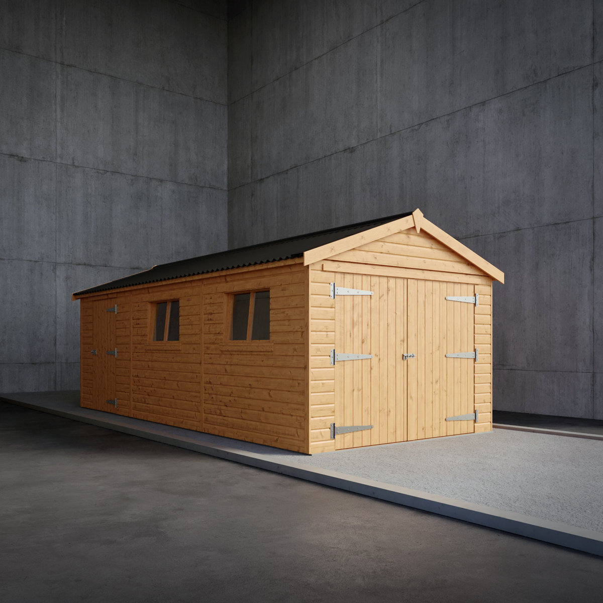 RYE WOODEN GARAGE