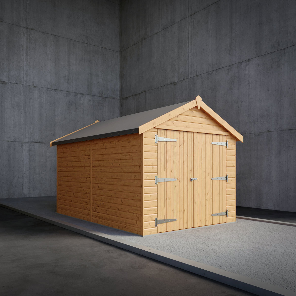 BRAMPTON MINI WOODEN GARAGE