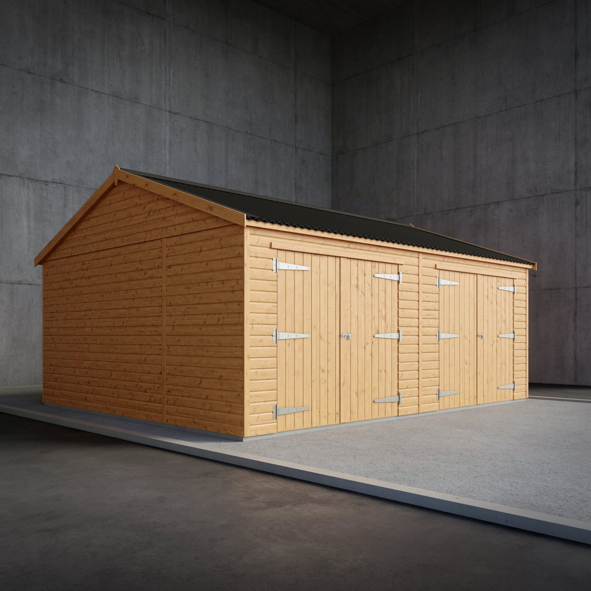 HAYS WOODEN GARAGE