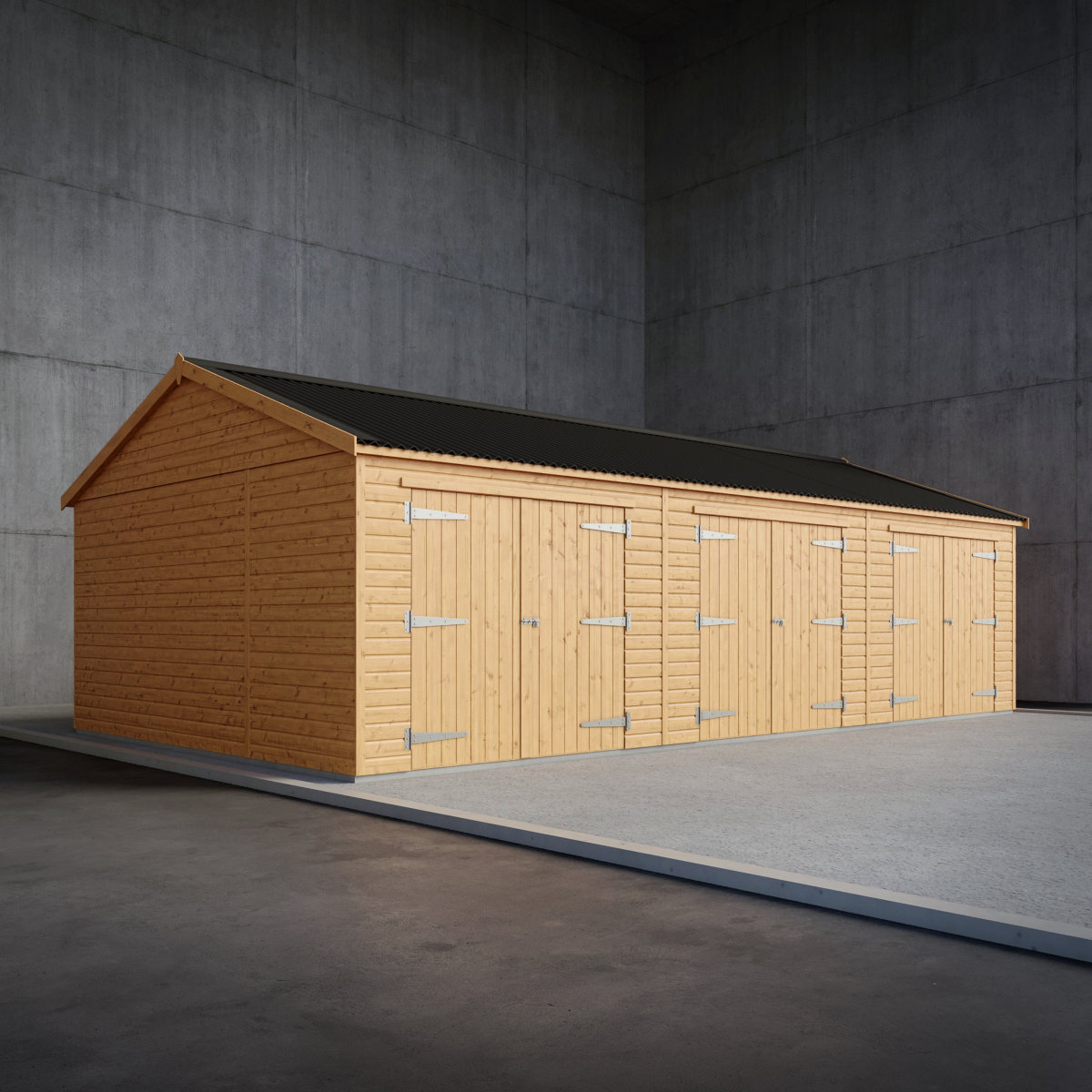 MODBURY WOODEN GARAGE