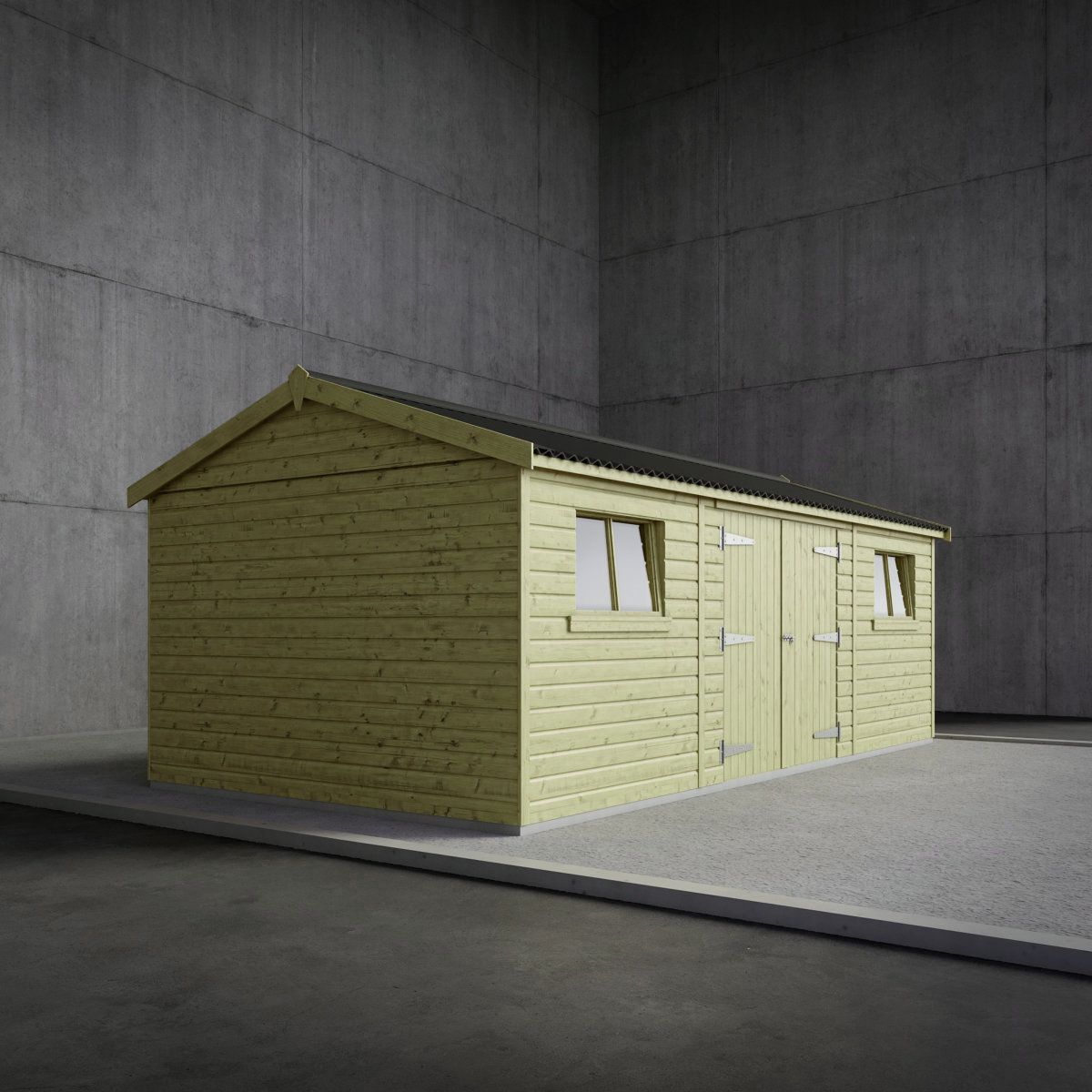 PREMIUM CAM WOODEN WORKSHOP - GARAGE