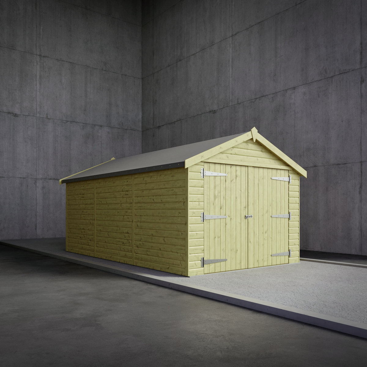 PREMIUM PURLEY WOODEN GARAGE