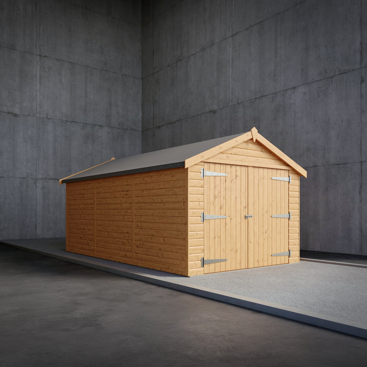 PURLEY WOODEN GARAGE